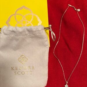Kendra Scott Silver Pendant Necklace
